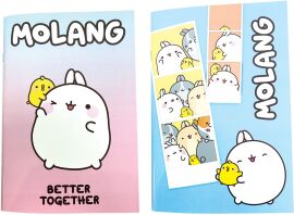 Molang Better Together-Purikura Τετράδιο 17X25-2 Σχέδια (361-50400)