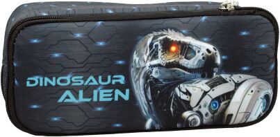 BMU Dinosaur Alien 25 Κασετίνα Βαρελάκι Οβάλ (357-27141)