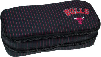 NBA Chicago Bulls Black Retro 23 Κασετίνα Βαρελάκι Οβαλ (338-27141)