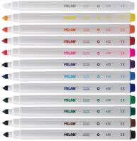 Milan Μαρκαδόροι & Μαρκαδόρος Erasable 11+1Τμχ (325-00352-80093)