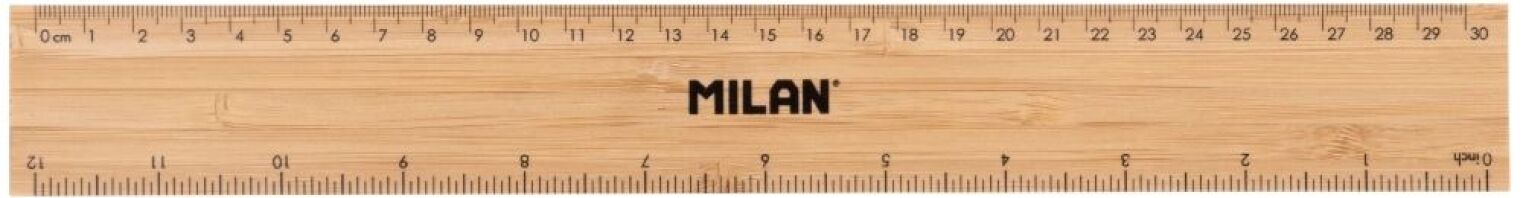 Milan Χάρακας Bamboo 30cm (325-00991-353701BMB)