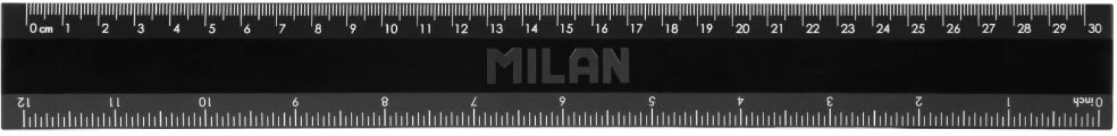 Milan Χάρακας Μαύρο 30cm (325-00992-353801DWZ)