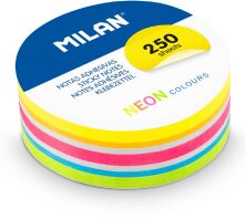 Milan Κύβος Αυτοκόλλητα Χαρτάκια Σημειώσεων Neon Colours (325-01116-41671NE250)