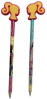 Barbie Μολύβι Rubber Φιγούρα-2 Σχέδια-1Τμχ (349-84613)