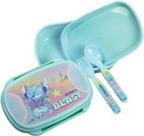 Gim Δοχείο Φαγητού Με Κουτάλι/Πιρούνι Stitch (552-04276)
