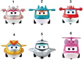 Super Wings Electric Heroes Stunt & Pull Back-6 Σχέδια (780130)