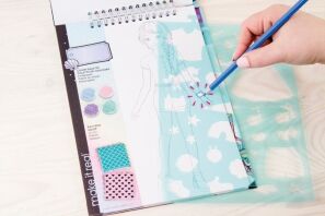 Make It Real Fashion Design Sketchbook Pastel Pop (3205)