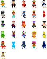 Stumble Guys S3 Φιγούρα Φακελάκι 5cm-26 Σχέδια-1Τμχ (0480)