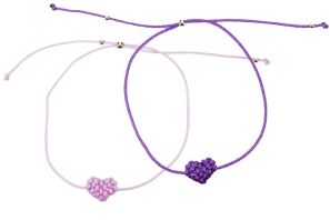 Top Model Bracelet Σετ Heart-3 Σχέδια (D13930)