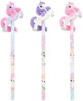 Ylvi Μολύβι Με 3D Unicorn Topper-3 Σχέδια-1Τμχ (D12860)