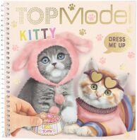 Top Model Μπλοκ Με Αυτοκόλλητα-Dress Me Up Kitty (D12965)