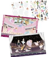 Top Model Μπλοκ Με Αυτοκόλλητα-Stickerworld Ballet (D13049)