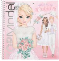 Top Model Μπλοκ Με Αυτοκόλλητα-Dress Me Up Wedding (D13529)