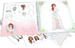 Top Model Μπλοκ Με Αυτοκόλλητα-Dress Me Up Wedding (D13529)
