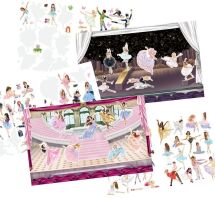 Top Model Μπλοκ Με Αυτοκόλλητα-Stickerworld Ballet (D13610)