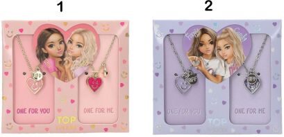 Top Model Necklace Σετ BFF-2 Σχέδια (D13655)