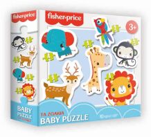 Παζλ Baby Fisher Price-Τα Ζωάκια (HP.BDG.0002)