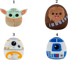 Squishmallows-Star Wars W1 25cm-4 Σχέδια (JWSQ0225)