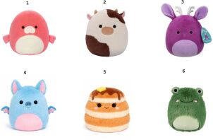 Squishmallows-Fuzzamallow W7 30.5cm-6 Σχέδια (JWSQ9319)