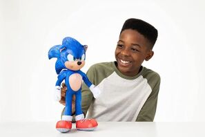 Sonic Movie Λούτρινο Που Μιλάει 32.5cm (JPA41277)