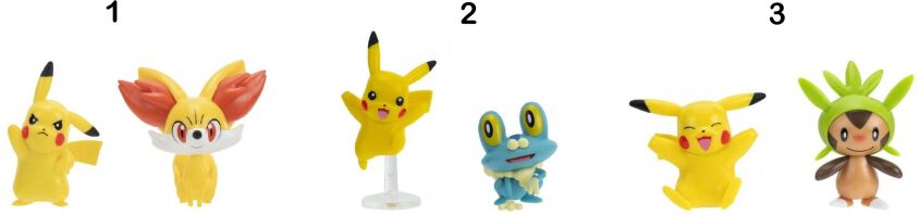 Pokemon Φιγούρες Generation IX W07-3 Σχέδια (JW003355-W07)