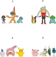 Pokemon Φιγούρες 3Τμχ W18-4 Σχέδια (JW095155-W18)
