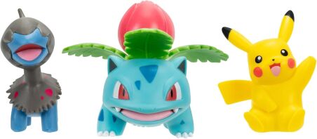 Pokemon Φιγούρες 3Τμχ W29-4 Σχέδια (JW095155-W29)