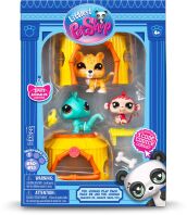 Littlest Pet Shop Φιγούρες 3Τμχ Με Αξεσουάρ-Ζούγκλα (BF000515)