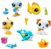 Littlest Pet Shop Φιγούρες 5Τμχ-Παραλία (BF000517)