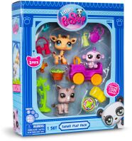 Littlest Pet Shop Φιγούρες 3Τμχ-Σαφάρι (BF000524)