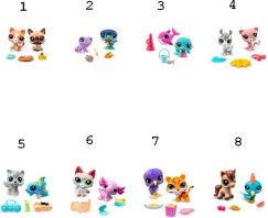 Littlest Pet Shop Φιγούρες 2Τμχ-8 Σχέδια (BF000525-W1)
