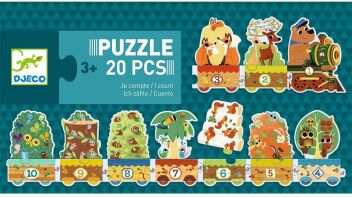 Djeco Παζλ Duo Μαθαίνω Να Μετράω 20Τμχ (176-08194)