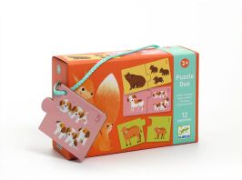 Djeco Παζλ Duo Ζωάκια Μαμά Παιδάκια (176-08197)
