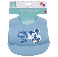 Stor Σαλιάρα Σιλικόνης Mickey Mouse (105610)