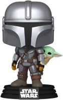 POP!#818 Φιγούρα The Mandalorian With Grogu-Star Wars (111458)