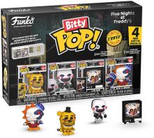 Bitty Pop!Withered Golden Freddy,Marionette,Lobit,SUn & Moon-Five Night At Freddy's Σετ 4Τμχ (114005)