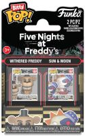 Bitty Pop!Withered Freddy & Sun & Moon-Five Night At Freddy's Σετ 2Τμχ (114708)