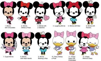 Monogram Disney-Minnie Φιγούρα Μπρελόκ Φακελάκι-12 Σχέδια-1Τμχ (103951)