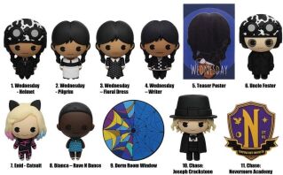 Monogram Wednesday S3 Φιγούρα Μπρελόκ Φακελάκι-11 Σχέδια-1Τμχ (110455)