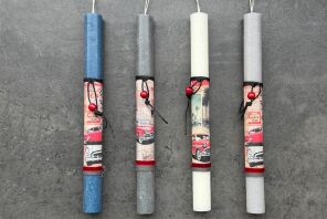 Λαμπάδα Ντεκουπάζ Αυτοκίνητο Αντίκα-4 Σχέδια (961-196-0021)