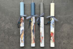 Λαμπάδα Ντεκουπάζ Αεροπλάνο-4 Σχέδια (961-194-0101)