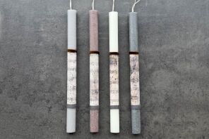 Λαμπάδα Ντεκουπάζ Νότες-4 Σχέδια (991-184-0112)