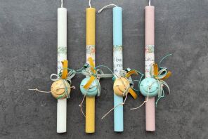 Λαμπάδα Σαπούνι Χαμόγελο-4 Σχέδια (991-996-0510)