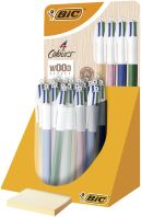 Bic Στυλό 4C Wood-4 Σχέδια-1Τμχ (507406)
