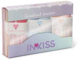 Inkiss Διπλές Αρωματικές Γόμες Σετ 3Τμχ (NKW09000)