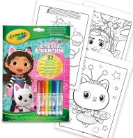 Crayola Τετράδιο Χρωμοσελίδων & Δραστηριοτήτων Με Μαρκαδόρους Gabby's Dollhouse (04-7024)