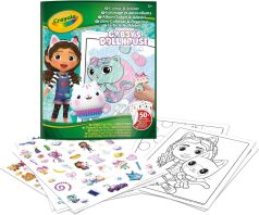 Crayola Τετράδιο Χρωμοσελίδων & Αυτοκόλλητα Gabby’s Dollhouse (04-7025)