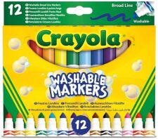Crayola Wash Μαρκαδόροι 12Τμχ (58-8340)