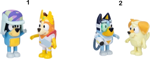 Bluey Φιγούρα 2Τμχ-2 Σχέδια (BLY91110)