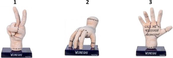 Softies Λούτρινο The Thing Wednesday 25cm-3 Σχέδια (760022935)